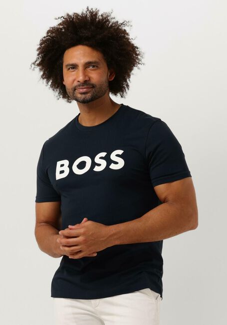 Dunkelblau BOSS ORANGE T-shirt THINKING 1 - large