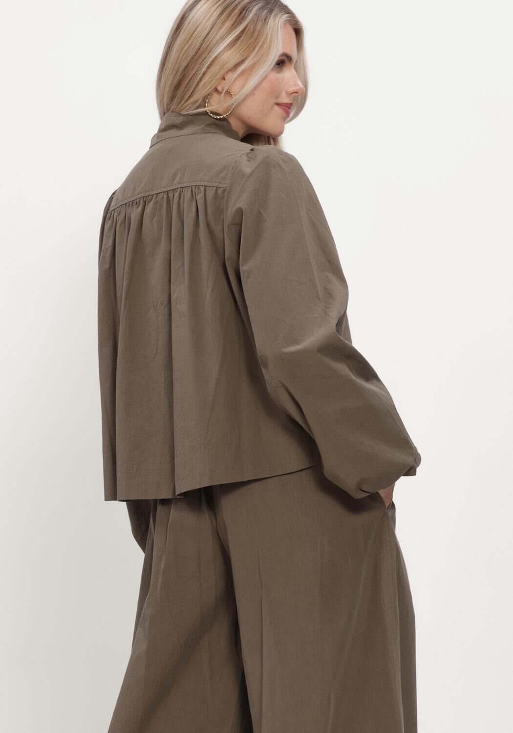 Khaki NOTRE-V Blazer NV-ISAURA - large