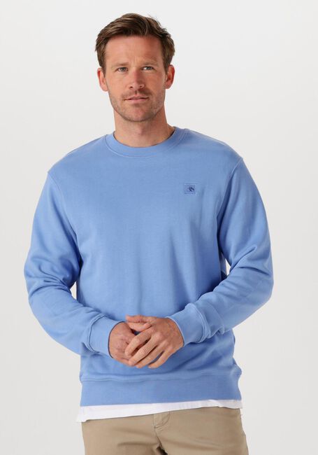 Hellblau SCOTCH & SODA Sweatshirt SEASONAL CORE - REGULAR-FIT LOGO SWEATSHIRT - large