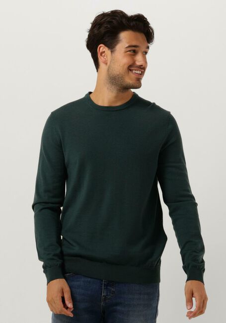 Dunkelgrün HUGO Pullover SAN CEDRIC-M1 - large
