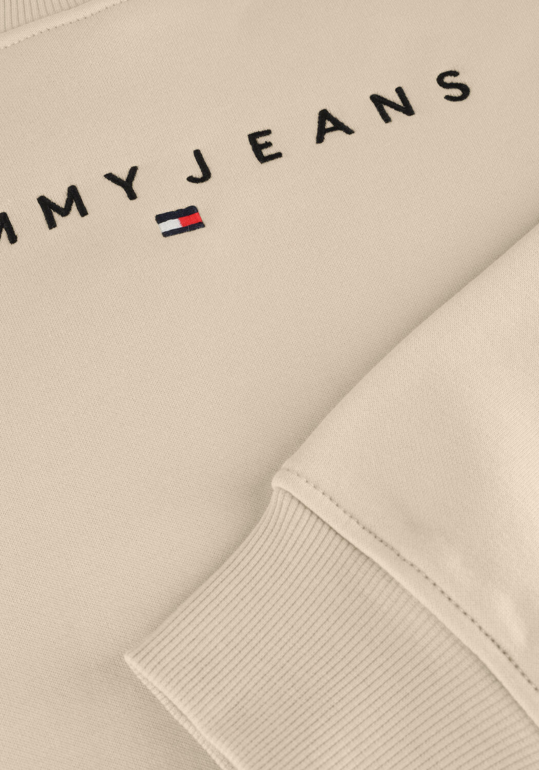 Beige TOMMY JEANS Pullover TJW REG LINEAR CREW - large