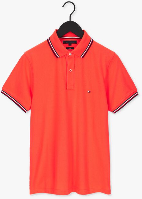 Orangene TOMMY HILFIGER Polo-Shirt TOMMY TIPPED SLIM POLO - large