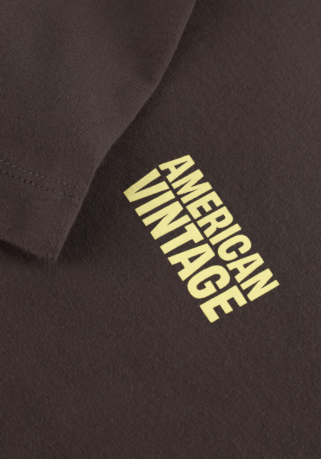 Braune AMERICAN VINTAGE T-shirt GIXY - large