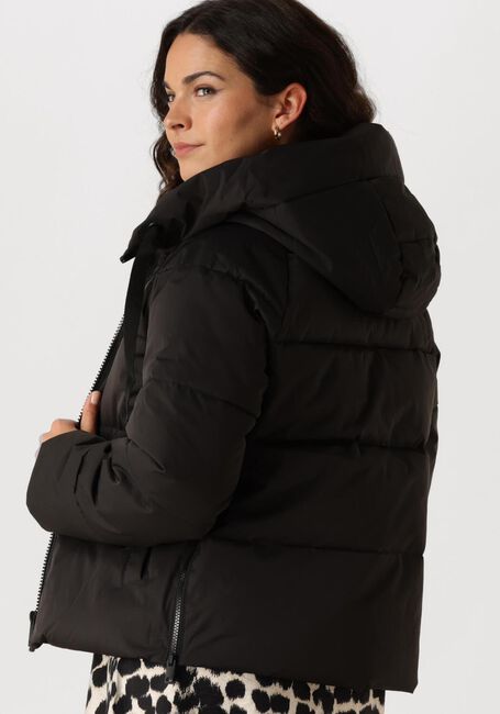 Schwarze MSCH COPENHAGEN Wattierte Jack MSCHPAVINARIA SHORT JACKET - large