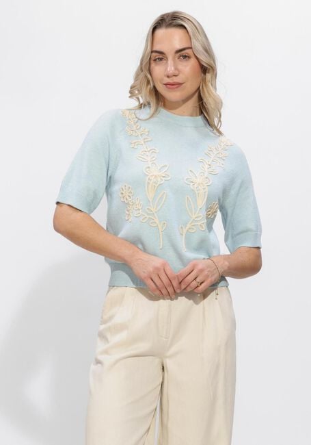 Hellblau OBJECT Pullover OBJLANEY RUBIN SS PULLOVER - large