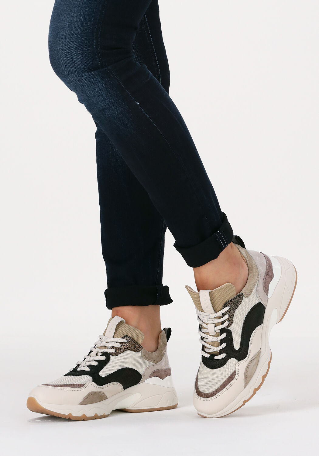 Beige VIA VAI Sneaker Low ZAIRA FAE - large