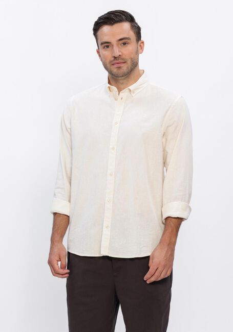 Ecru LES DEUX Casual-Oberhemd KONRAD COTTON LINEN SHIRT - large