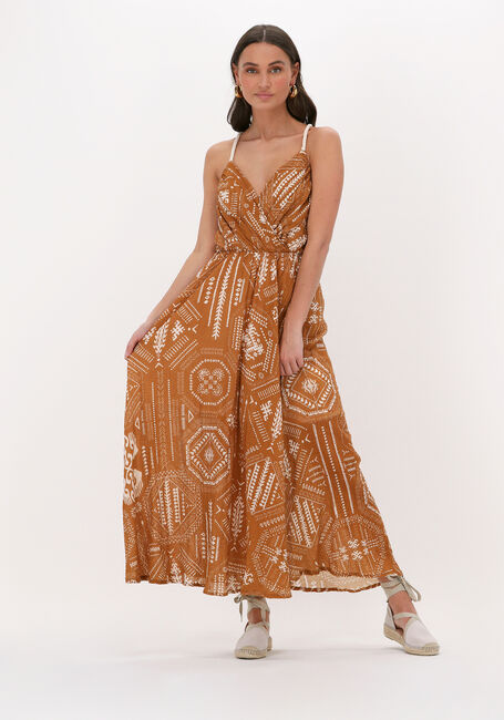 Gelbe LOUIZON Maxikleid HELWE ROBE - large