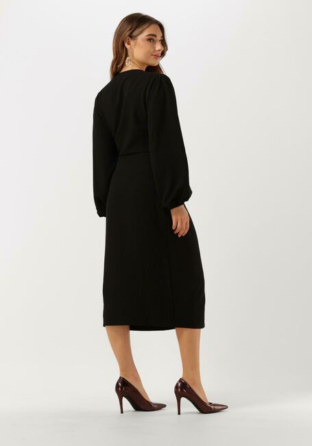 Schwarze NEO NOIR Midikleid ONASSIS SOLID WRAP DRESS - large