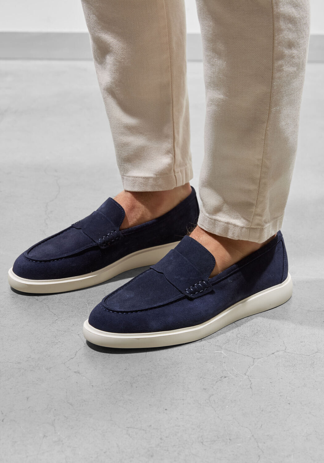 Blaue STEFANO LAURAN Loafer 7183 - medium