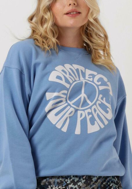 Blaue CATWALK JUNKIE Sweatshirt SW PEACE - large
