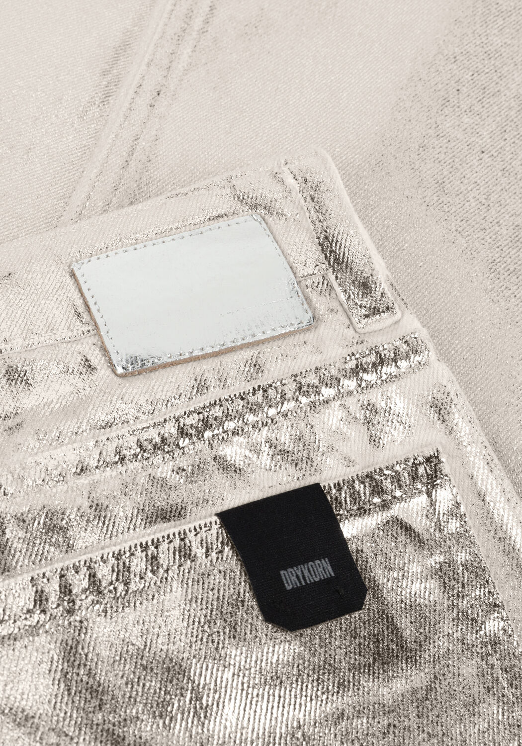 Silberne DRYKORN Straight leg jeans MEDLEY - large