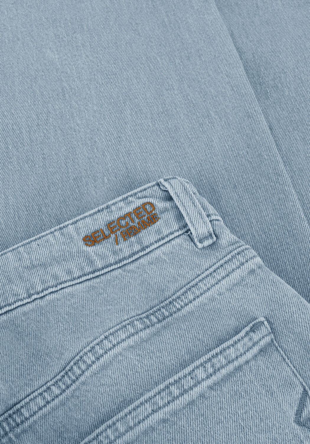 Hellblau SELECTED WOMEN Wide jeans SLFALICE-N HW WIDE LON - large