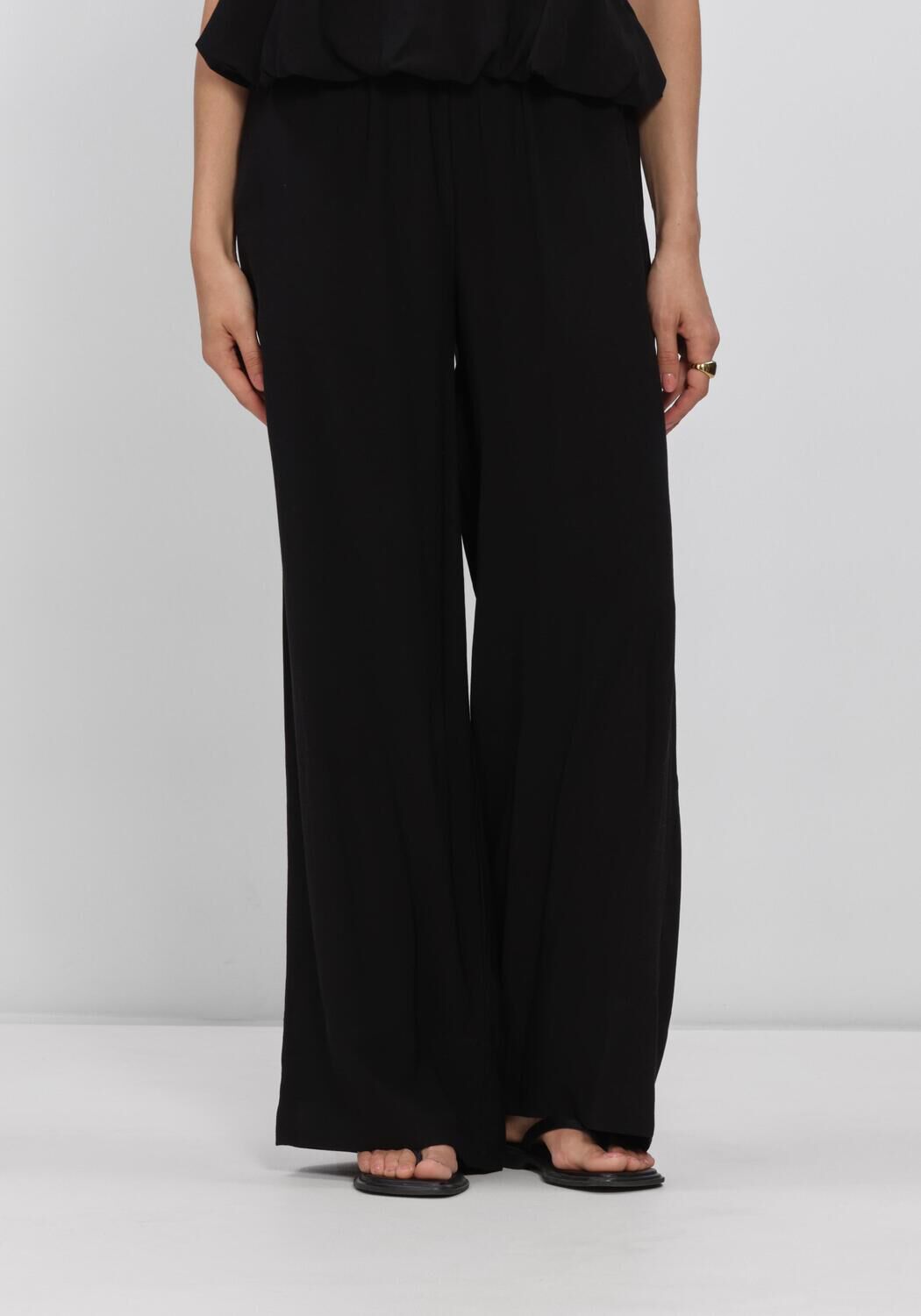 Schwarze EDITED Hosen CATALEYA TROUSERS - large
