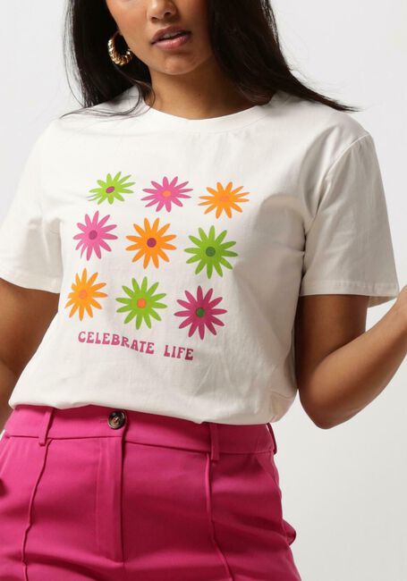 Nicht-gerade weiss YDENCE T-shirt T-SHIRT CELEBRATE LIFE - large