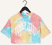 Mehrfarbige/Bunte TOMMY JEANS T-shirt TJW OVRSZD CROP TIEDYE COLLEGE 1 Mehrfarbige/Bunte TOMMY JEANS T-shirt TJW OVRSZD CROP TIEDYE COLLEGE 1 - medium