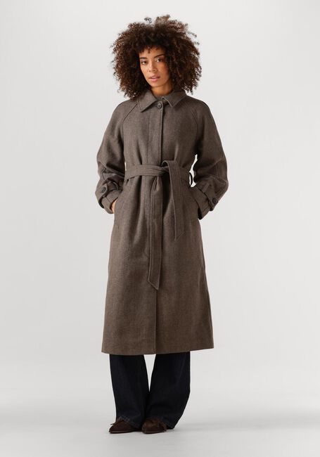 Taupe OBJECT Mäntel OBJEMMA L/S COAT - large