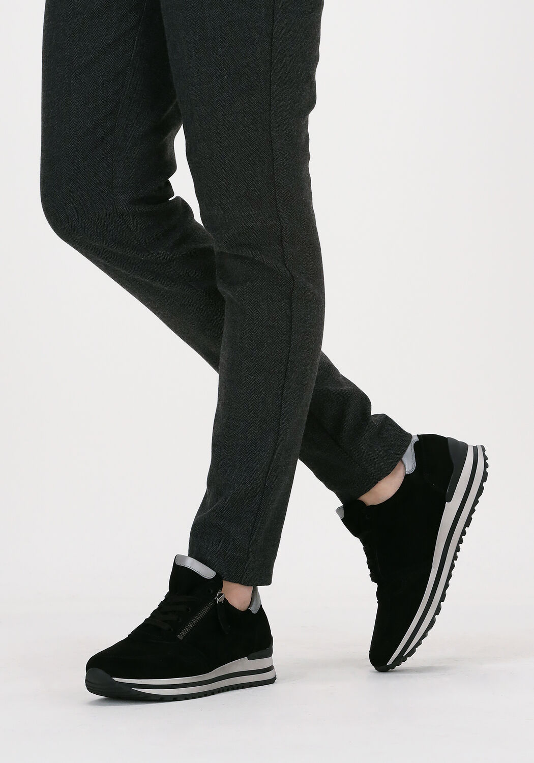 Schwarze GABOR Sneaker Low 528 - large