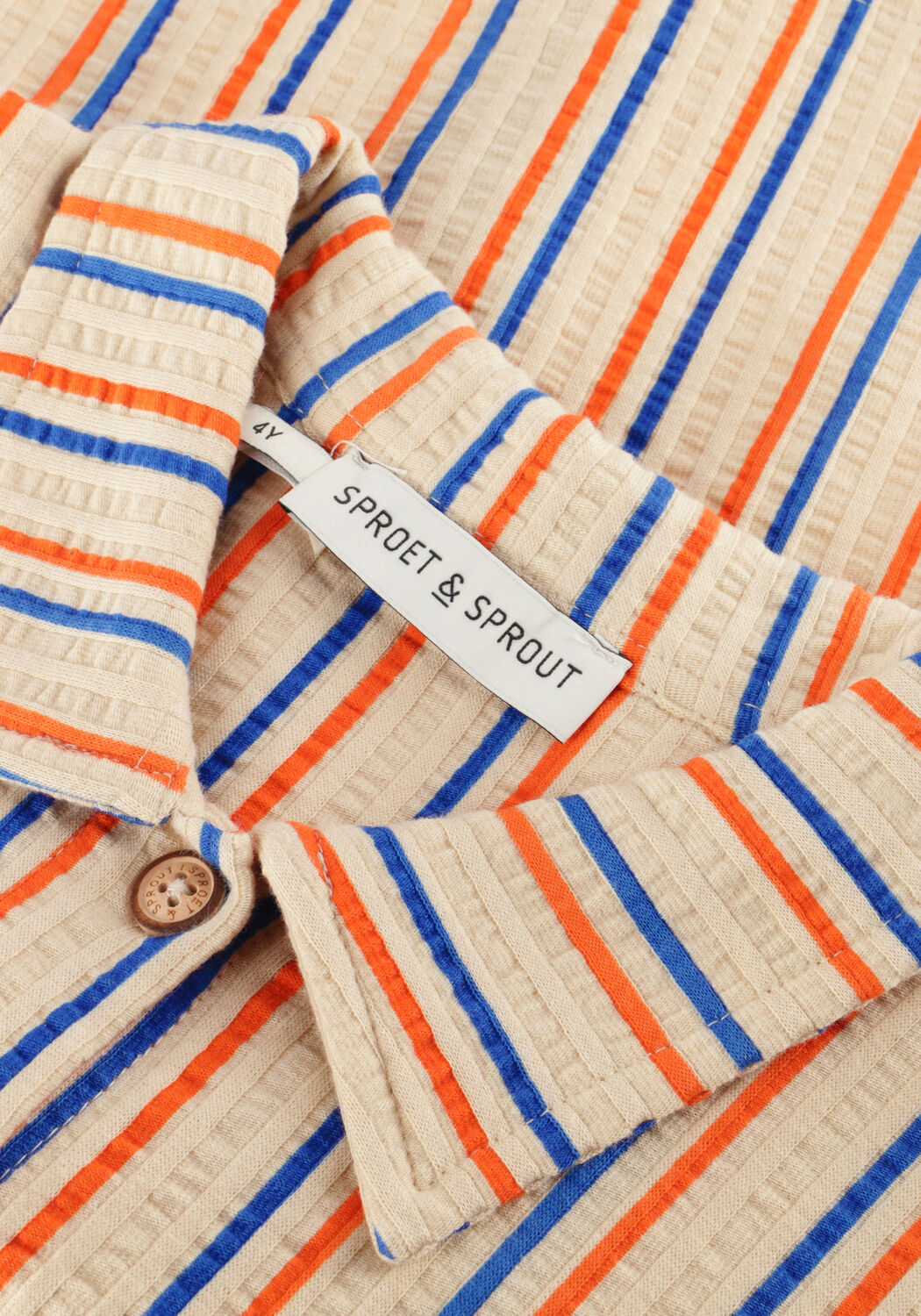 Creme Sproet & Sprout Polo-Shirt LOOSE SHIRT SMALL STRIPES - large