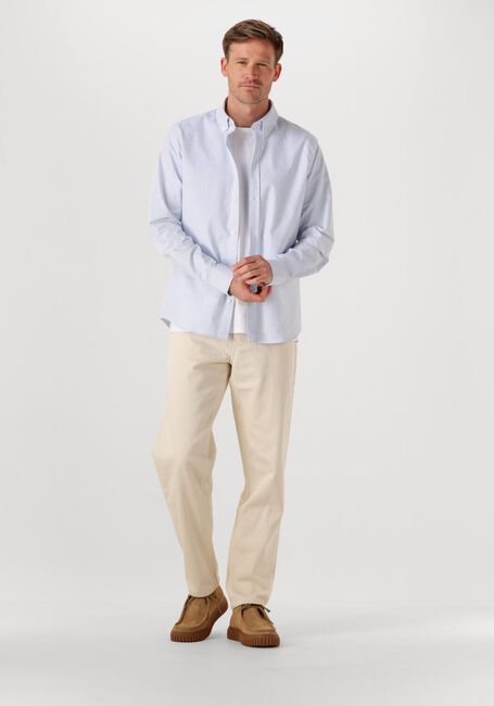 Blaue LES DEUX Casual-Oberhemd KONRAD OXFORD SHIRT MEN - large