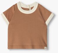 Braune QUINCY MAE T-shirt RINGER TEE - medium
