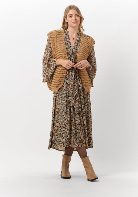 Camelfarbene NOTRE-V Gilet KNIT GILET - large