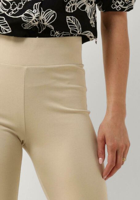 Beige JANSEN AMSTERDAM Schlaghose HV407 FLAIRED LEGGING - large