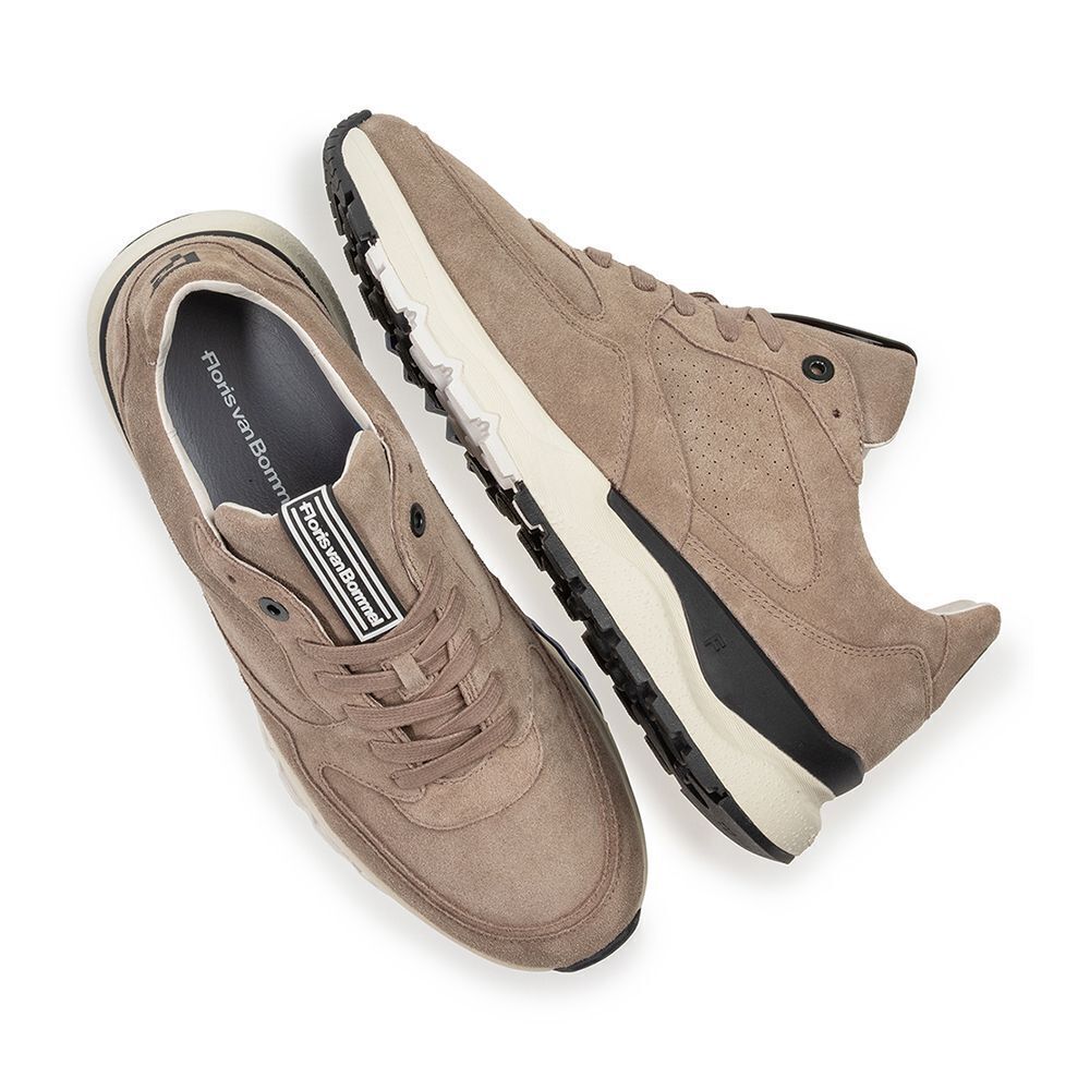 Taupe FLORIS VAN BOMMEL Sneaker Low De Treener 07.01 - medium