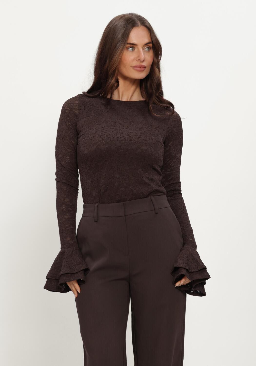 Braune FREEBIRD Top BEVERLY - large