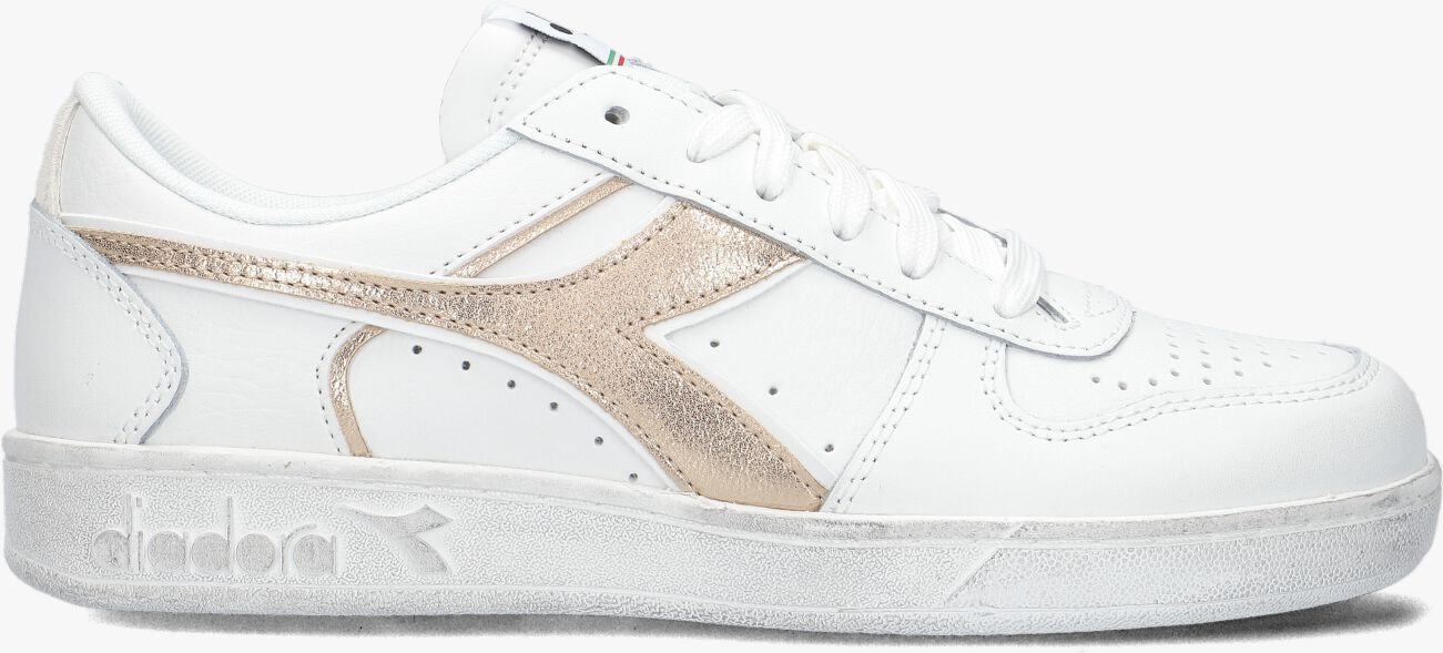 Weiße DIADORA Sneaker Low MAGIC BASKET LOW METAL WOMAN | Omoda