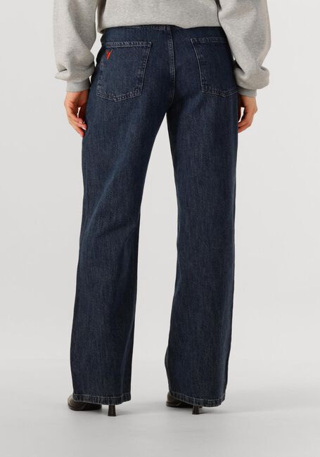 Dunkelblau ALIX THE LABEL Wide jeans LADIES WOVEN INDIGO DENIM PANTS - large
