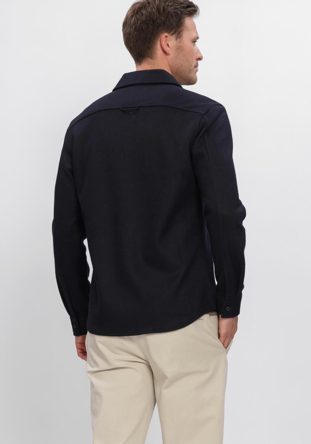 Dunkelblau PROFUOMO Overshirt OVERSHIRT KNITTED - large