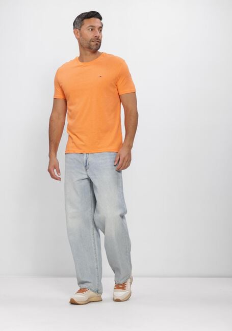 Orangene TOMMY JEANS T-shirt TJM XSLIM JASPE HTR TEE EXT - large
