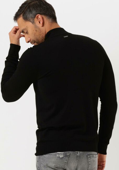 Schwarze PUREWHITE Rollkragenpullover ESSENTIAL KNIT MOCKNECK LS - large
