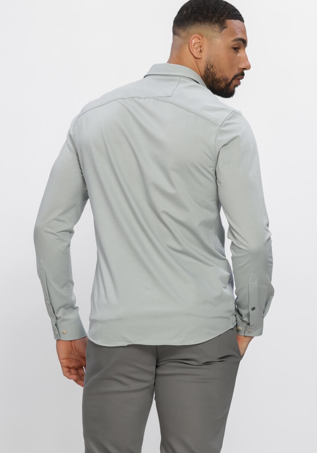 Hellblau CAST IRON Casual-Oberhemd CF TECH TWILL JERSEY - large