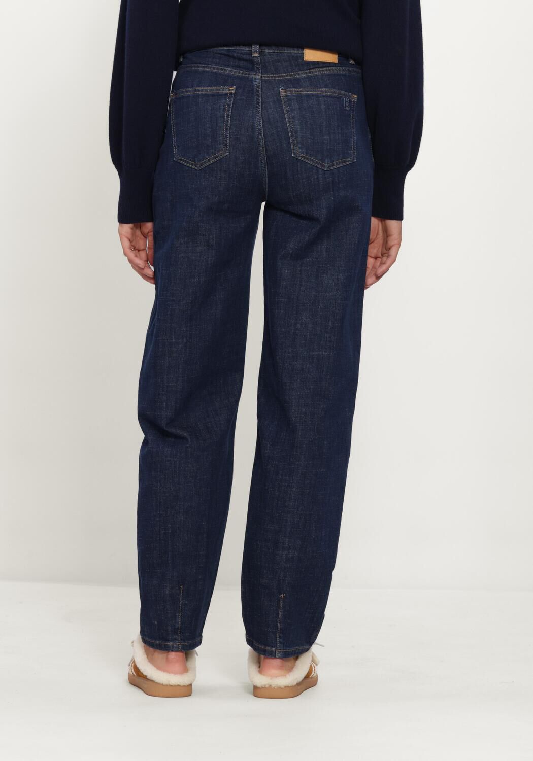 Dunkelblau MY ESSENTIAL WARDROBE Hosen MWLUCY 187 HIGH BARREL - large