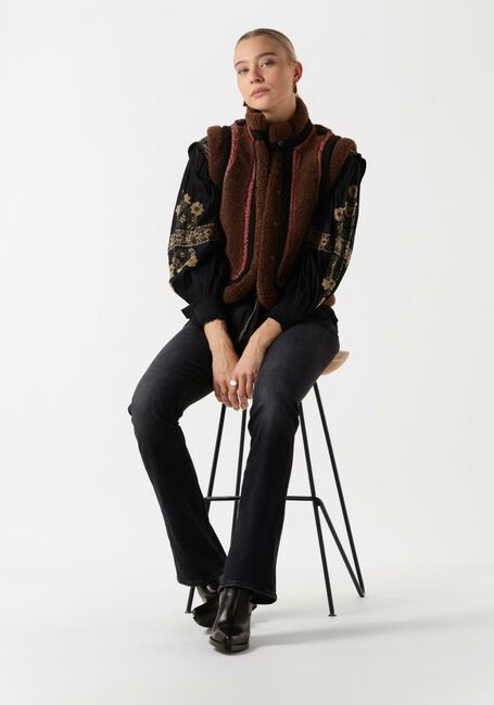 Schwarze ANTIK BATIK Blusen ALAN BLOUSE - large