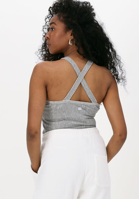 Nicht-gerade weiss 10DAYS Top WRAPPER DENIM STRIPE - large