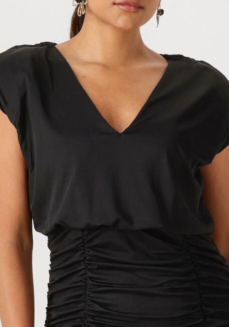 Schwarze SELECTED WOMEN Minikleid SLFSLIM MIRA REVERSIBLE SL SHORT DRESS - large