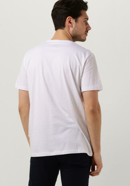 Weiße SELECTED HOMME T-shirt SLHASPEN SS O-NECK TEE NOOS - large