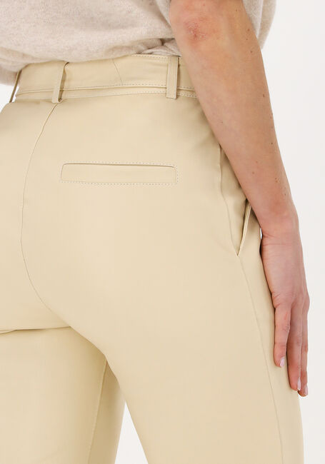 Sand EST'SEVEN Chino EST’MISCHA PANTS BELT LEATHER - large