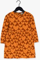 Orangene CARLIJNQ Minikleid HEARTS - SKATERDRESS - medium