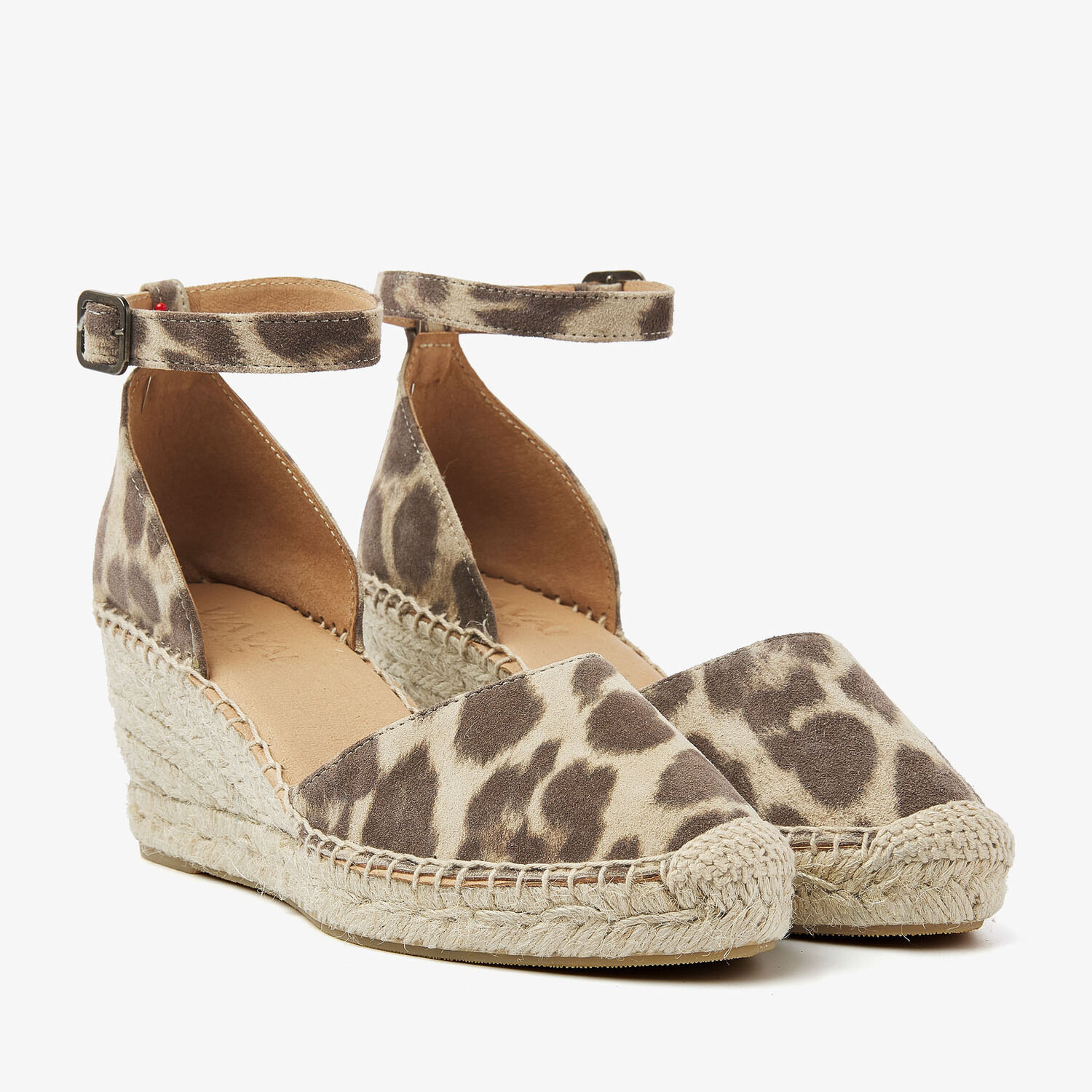 Braune VIA VAI Sandaletten mit Absatz FLORA BRAID - large