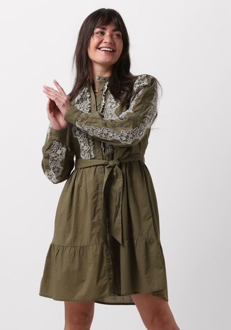 Grüne Y.A.S. Minikleid YASMURIS LS SHIRT DRESS S. - large