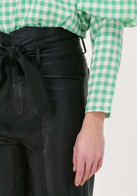 Schwarze CO'COUTURE Hose PHOEBE ZORA LEATHER PANT - large