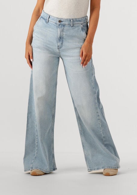 Hellblau BY-BAR Wide jeans SEN PANTS - large