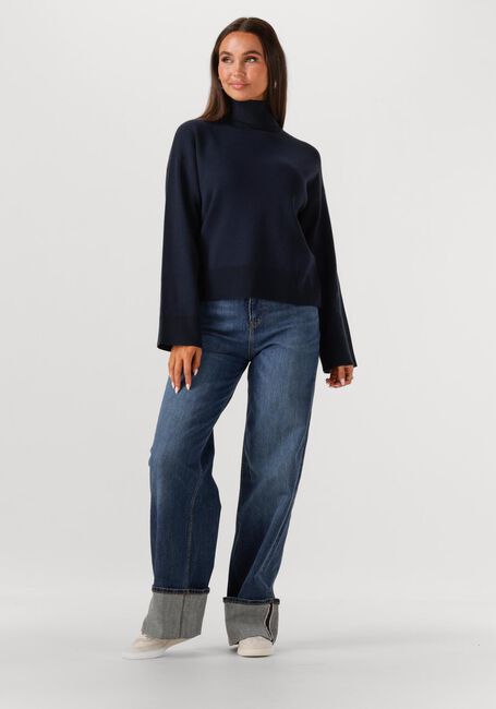 Dunkelblau SELECTED WOMEN Pullover SLFKAMMA LS KNIT ROLL NECK - large