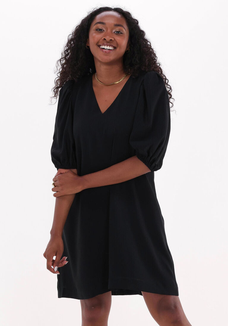 schwarze modström minikleid asha dress