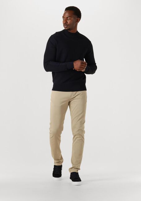 Schwarze GENTI Pullover TURTLE LS - large