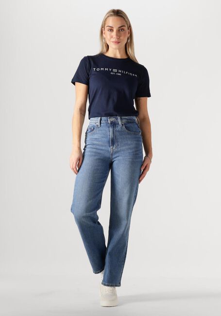 Dunkelblau TOMMY HILFIGER T-shirt REG CORP LOGO - large